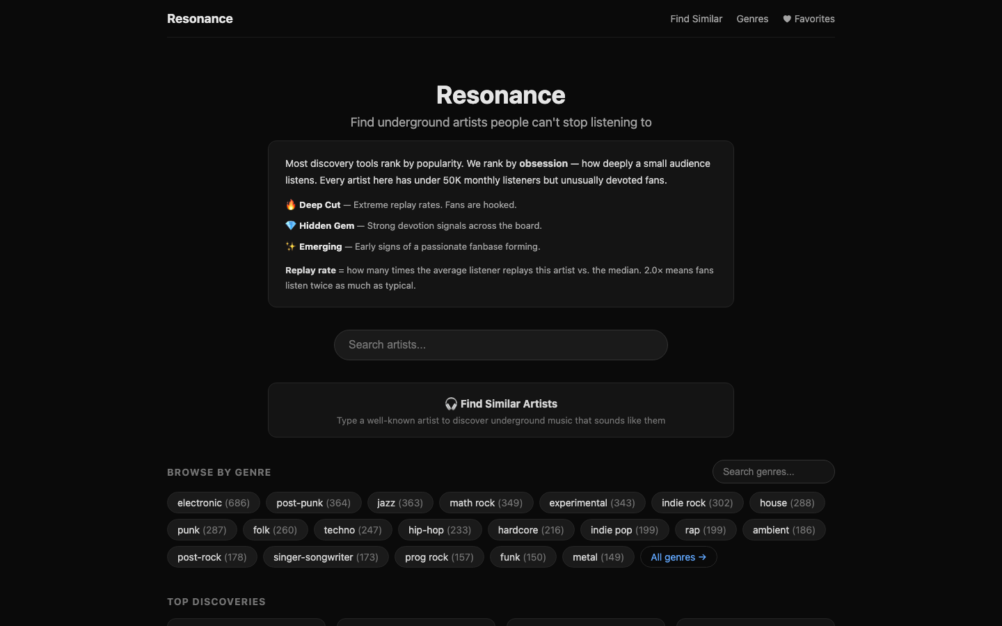 Resonance screenshot